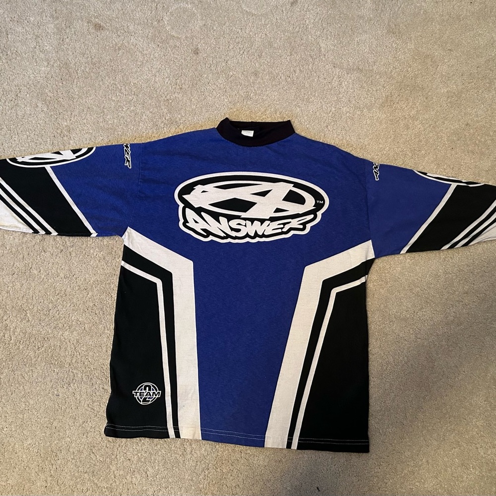 Answer Kids Blue and Black Jersey - Picture 2 of 10